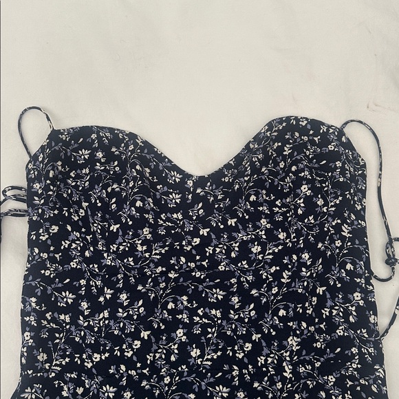 Reformation Navy Floral Mini Dress - Picture 6 of 6